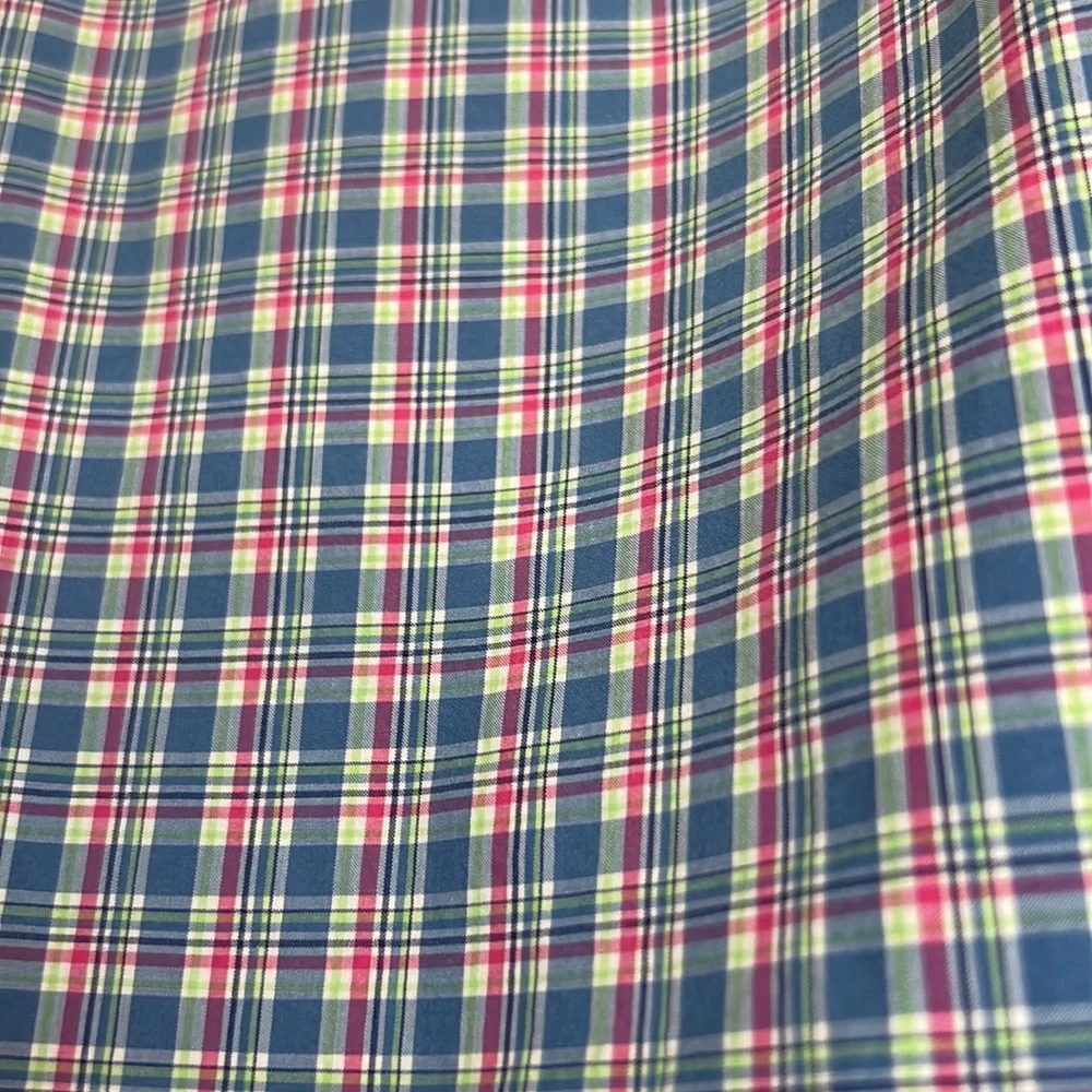 Polo Ralph Lauren Classic Fit Men’s Plaid Button Down Shirt Medium Blue Pink